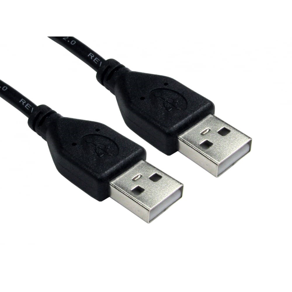 Photos - Cable (video, audio, USB) Cables Direct 1.8m USB 2.0 Type A to Type A Cable 99CDL2-0122 