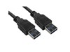Cables Direct 3m USB 3.0 Type A Male to Type A Male Data Cable