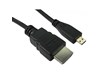 Cables Direct 1m HDMI to Micro HDMI Cable