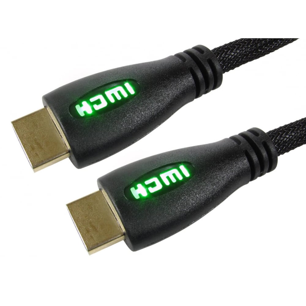 Cables Direct Men's Green Hdmi 1.4 High Speed With Ethernet Cable With 2M