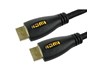 Cables Direct 2m HDMI 1.4 High Speed with Ethernet Cable with Yellow LED Illuminated Connectors