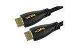 Cables Direct 5m HDMI 1.4 High Speed with Ethernet Cable with Yellow LED Illuminated Connectors