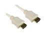 Cables Direct 3m HDMI 1.4 High Speed with Ethernet Cable in White