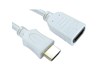Cables Direct 5m HDMI 1.4 High Speed with Ethernet Extension Cable in White
