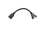 Cables Direct 0.2m HDMI 1.4 High Speed with Ethernet Stub with Gold Screws