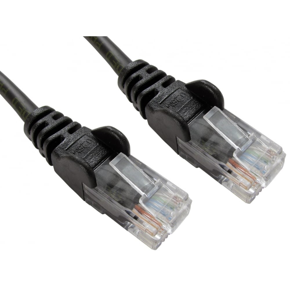 Cables Direct 0.25m CAT5E Patch Cable (Black)