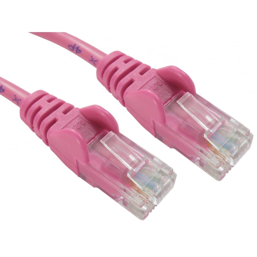Cables Direct 20m CAT5E Patch Cable (Pink) 99TRT620P CCL Computers