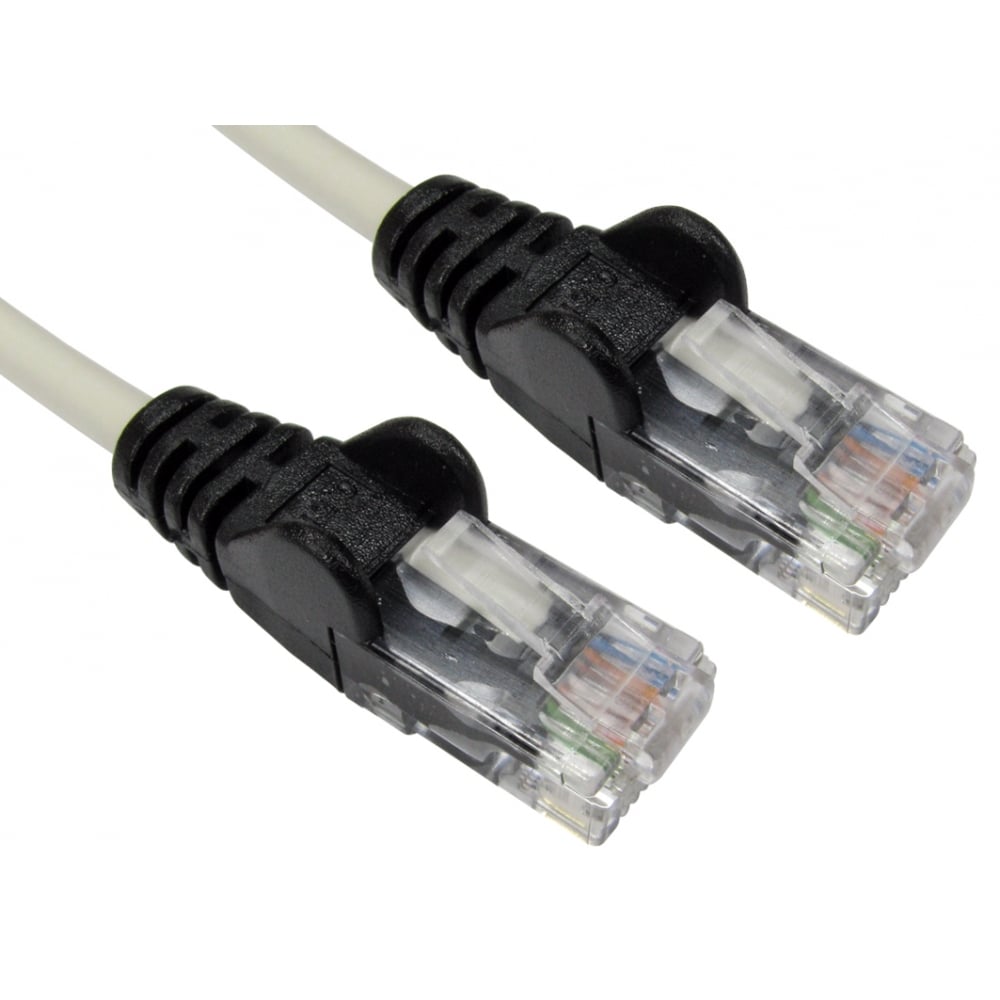 Cables Direct Grey Cat5e Crossover Cable (Grey) 25M