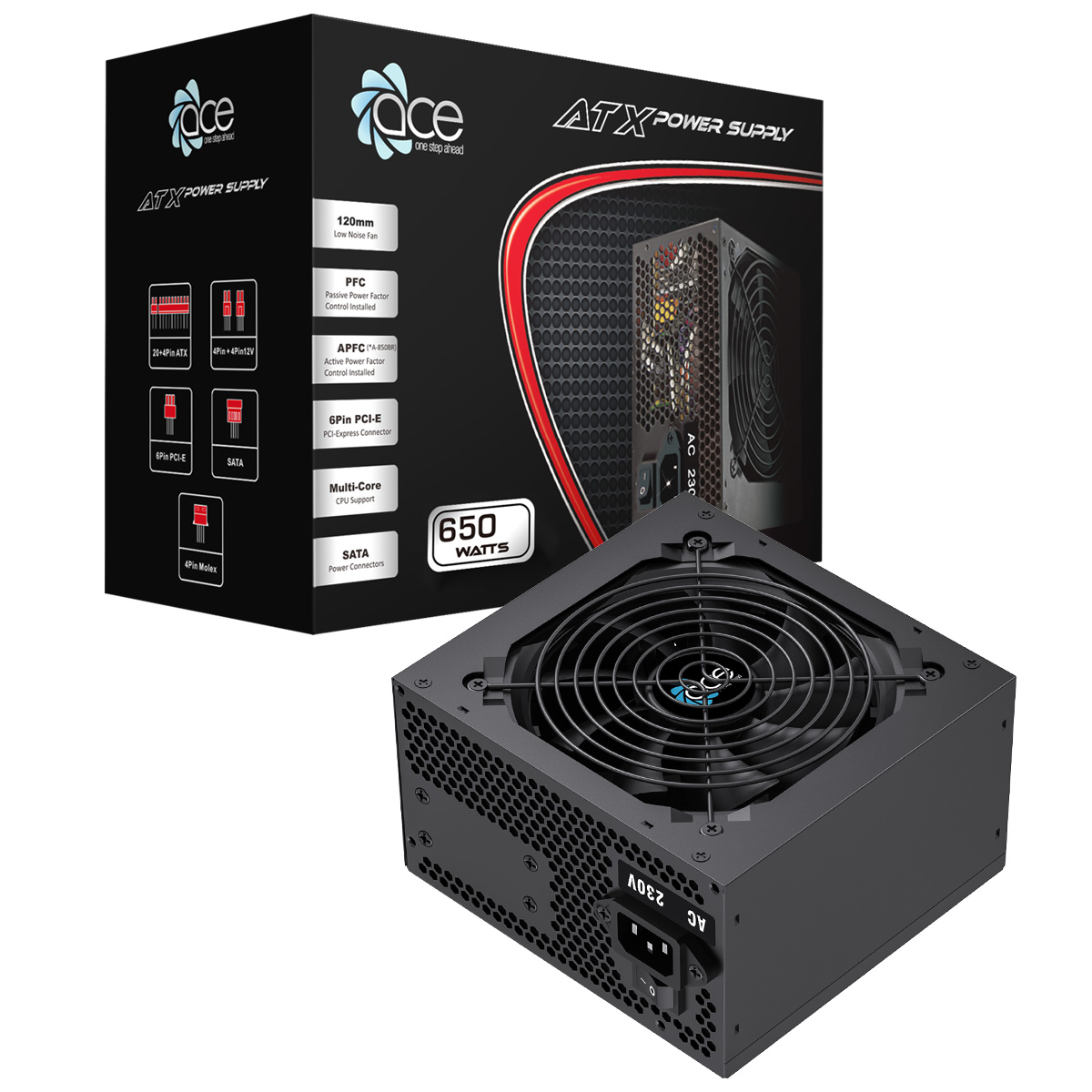 650W Ace Black PSU