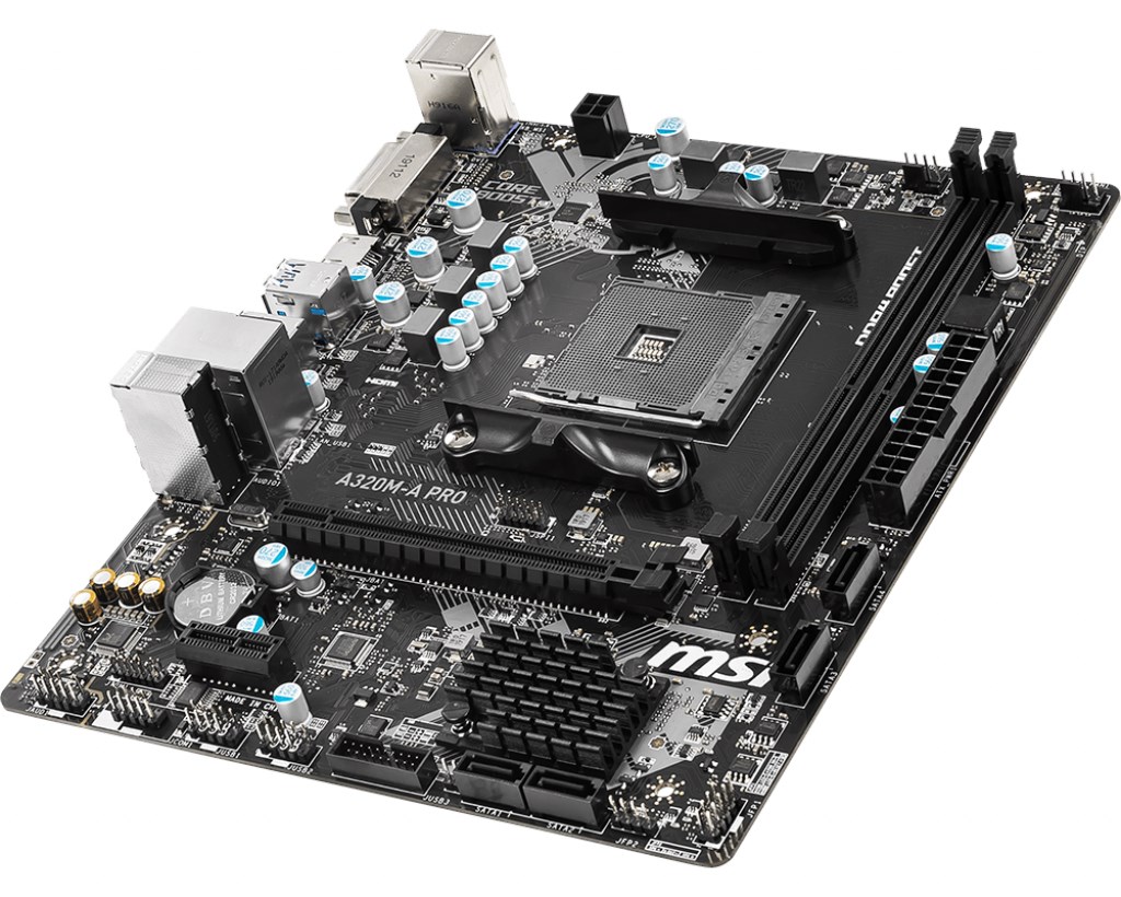 MSI A320M-A PRO AMD Socket AM4 Motherboard - A320M-A PRO | CCL Computers