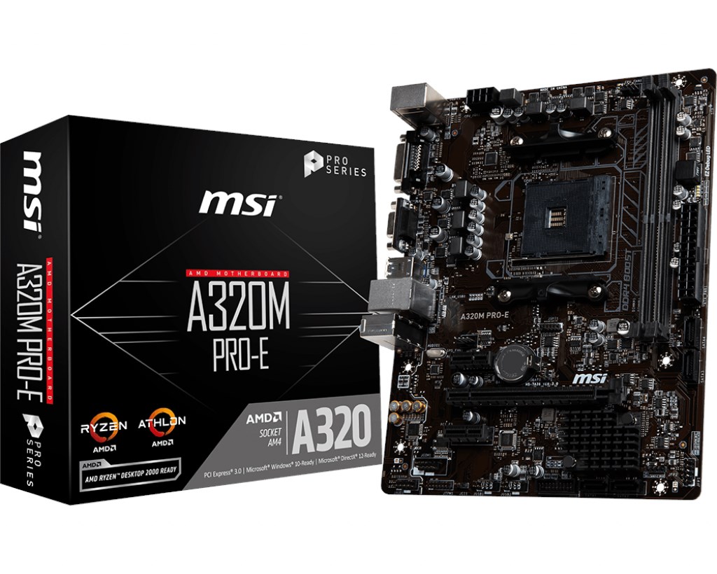 MSI A320M PROE AMD Socket AM4 Motherboard A320M PROE CCL Computers
