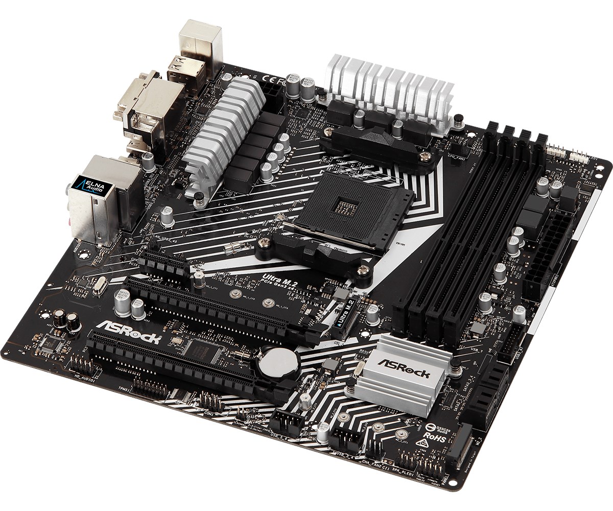 ASRock A320M Pro4 R2.0 AMD Socket AM4 Motherboard - A320M PRO4 R2.0 ...