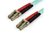StarTech.com 7m OM3 LC to LC Multimode Duplex Fiber Optic Patch Cable in Aqua