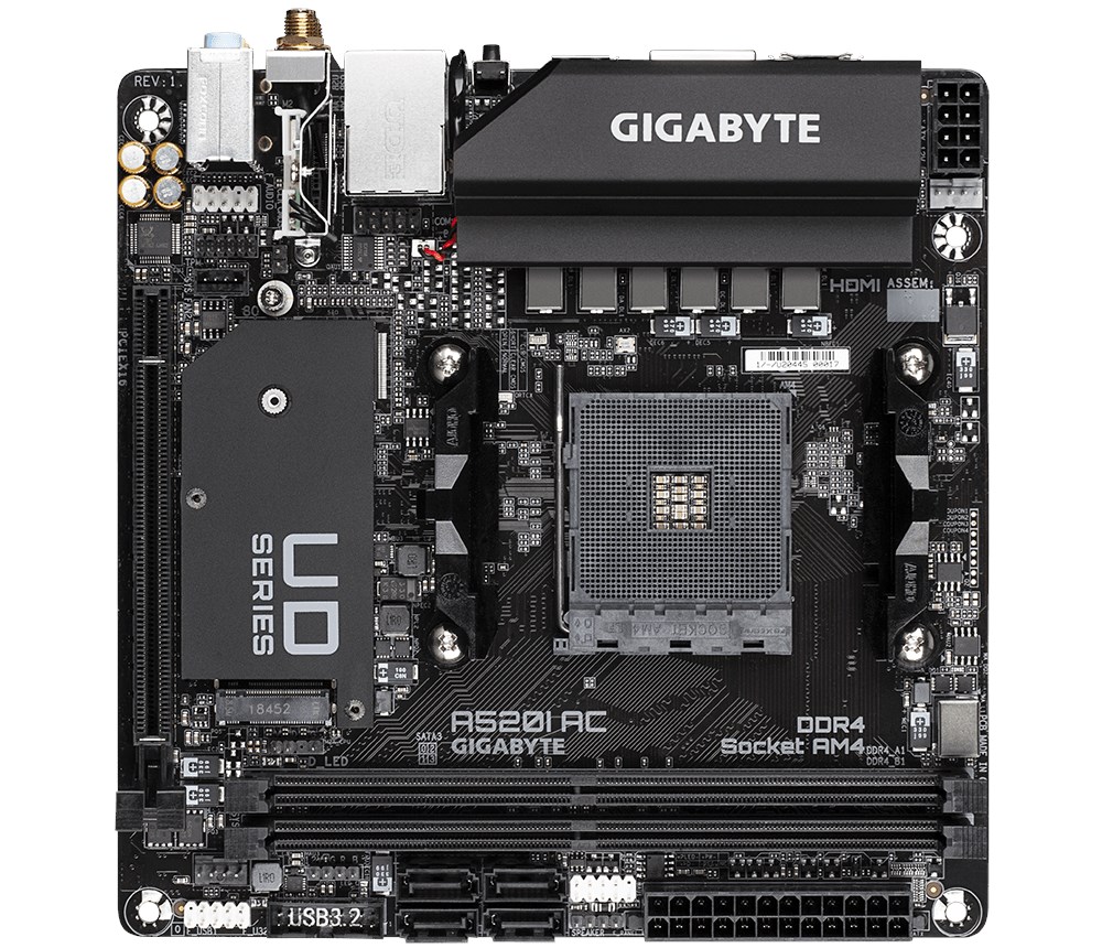 Gigabyte A520I AC AMD Socket AM4 Motherboard A520I AC CCL
