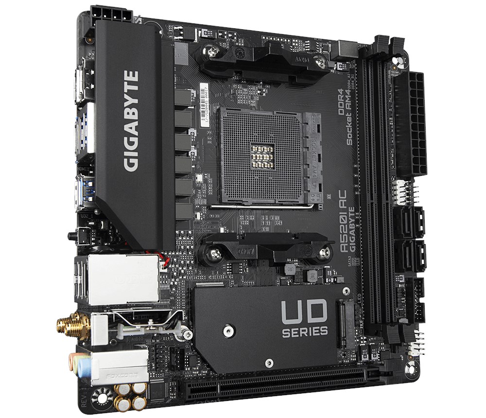 GIGABYTE A520i AC ソケットAM4 MiniITXマザーボード GIGABYTE A520I AC, Socket AM4, AMD Motherboard for sale online | eBay