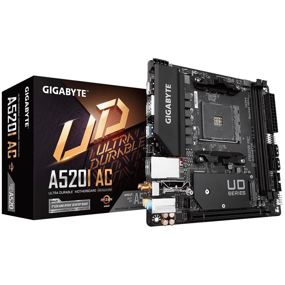 Gigabyte A520I AC AMD Socket AM4 Motherboard A520I AC CCL