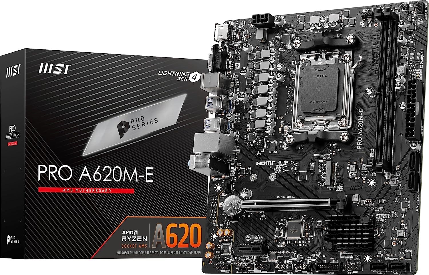 ASUS Prime A620M-K AMD Socket AM5 Motherboard - 90MB1F40