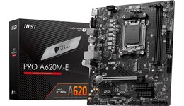 MSI PRO A620M-E mATX Motherboard for AMD AM5 CPUs