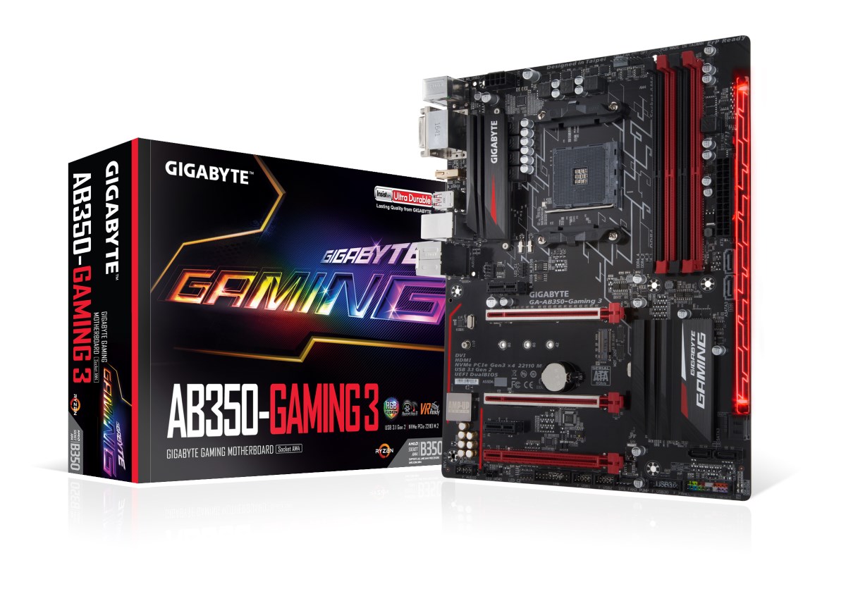 Gigabyte AB350Gaming 3 AMD Socket AM4 Motherboard GAAB350Gaming 3