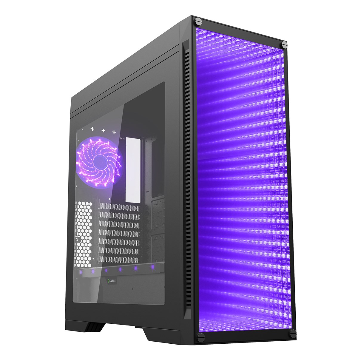 GameMax Abyss Gaming Case - Black - ABYSS | CCL Computers