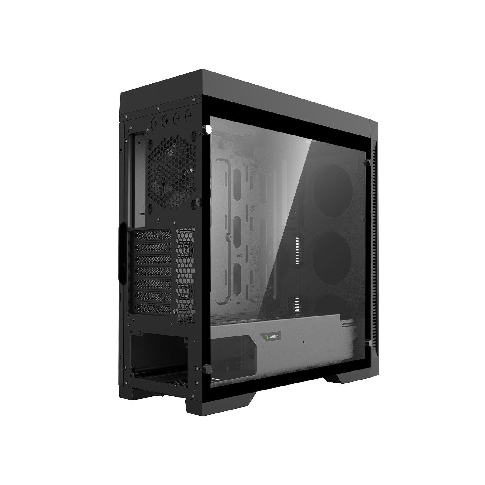 GameMax Abyss ARGB Full Tower Gaming Case - Black - ABYSS-TR | CCL
