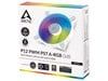 Arctic P12 PWM PST A-RGB 120 mm A-RGB PWM Fan with Cable Splitter in White