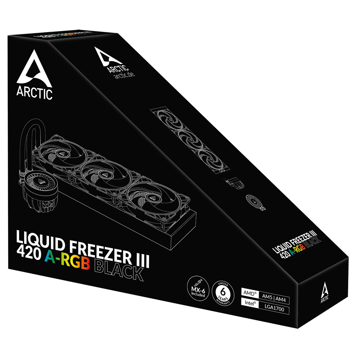 Arctic Liquid Freezer III 420 A-RGB Multi Compatible All-in Arctic Liquid Freezer III 420 A-RGB Multi Compatible All-in