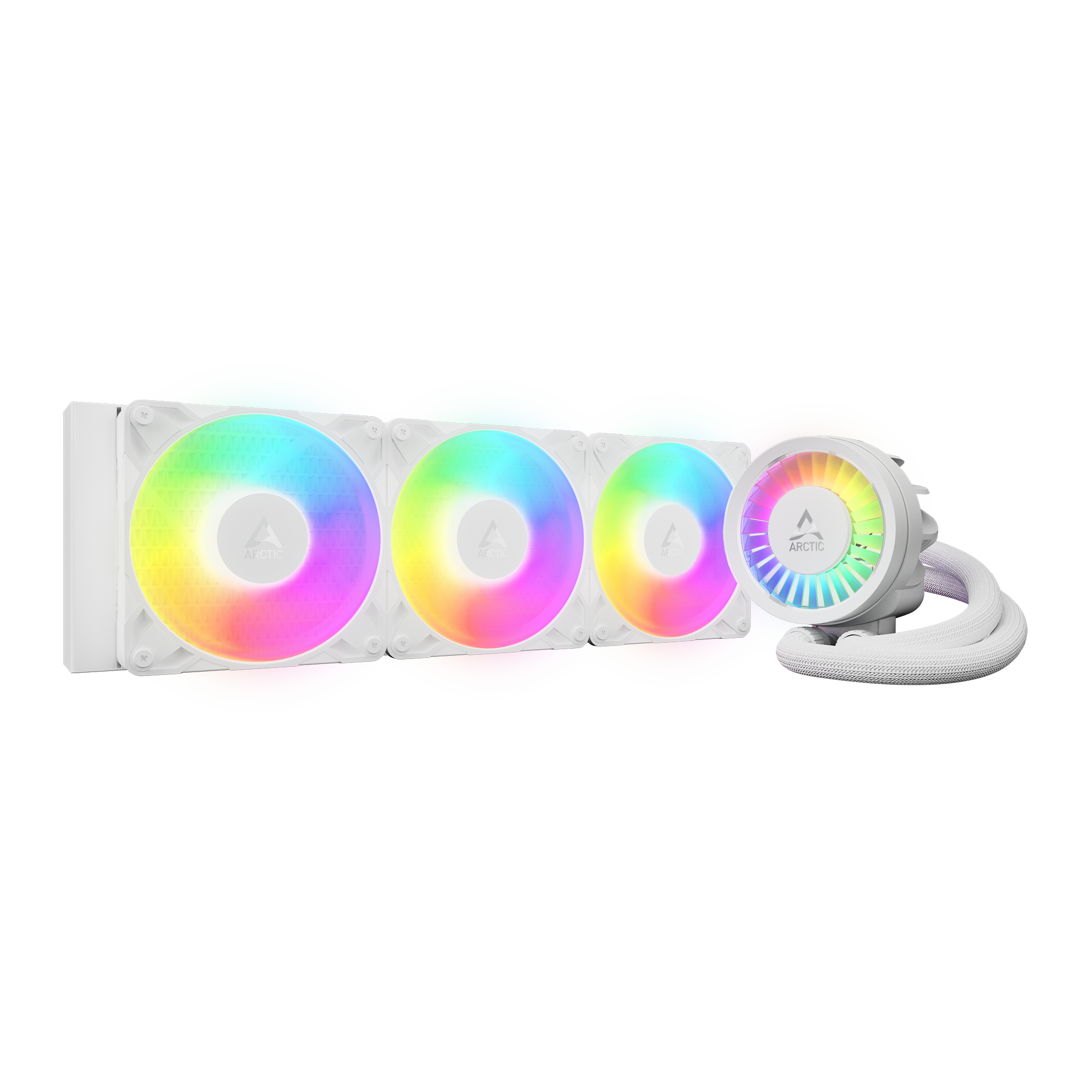 Arctic Liquid Freezer III Pro 360 A-RGB (White) Multi Compatible All-in-One CPU Water Cooler with A-RGB