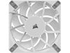 Corsair iCUE AF120 RGB ELITE WHITE 120mm PWM Fan Kit, Triple Pack in White