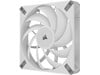 Corsair iCUE AF140 RGB ELITE WHITE 140mm PWM Fan Kit, Twin Pack in White