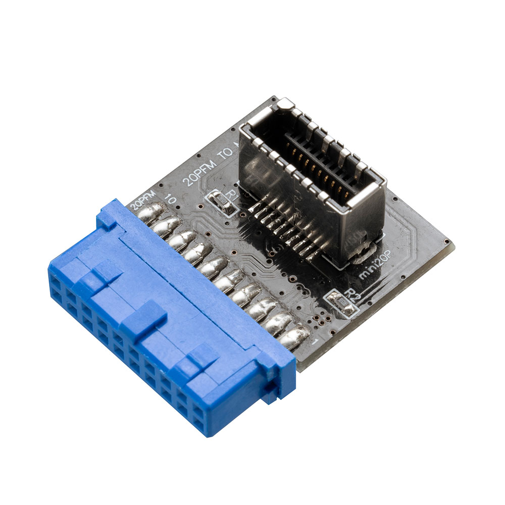 Akasa AK-CBUB17-40BK: Cavo Interno USB 3.0 Da 19 Pin A Doppia USB, Staffa PCI Inclusa