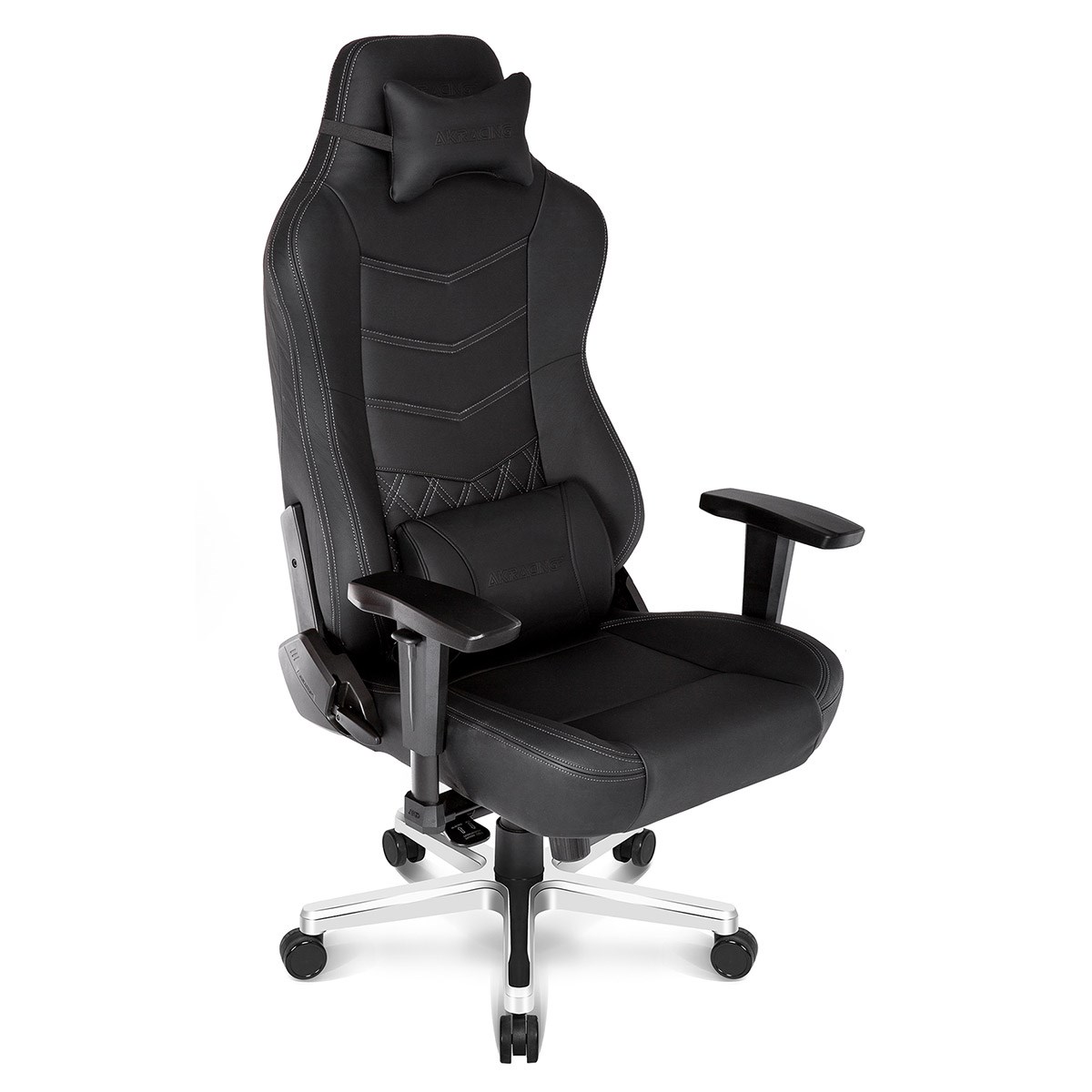 Ak Racing Onyx Premium Real Leather Gaming Chair Ak Onyx Deluxe