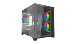 Vida Akira V2 Mid Tower Gaming Case - Black 