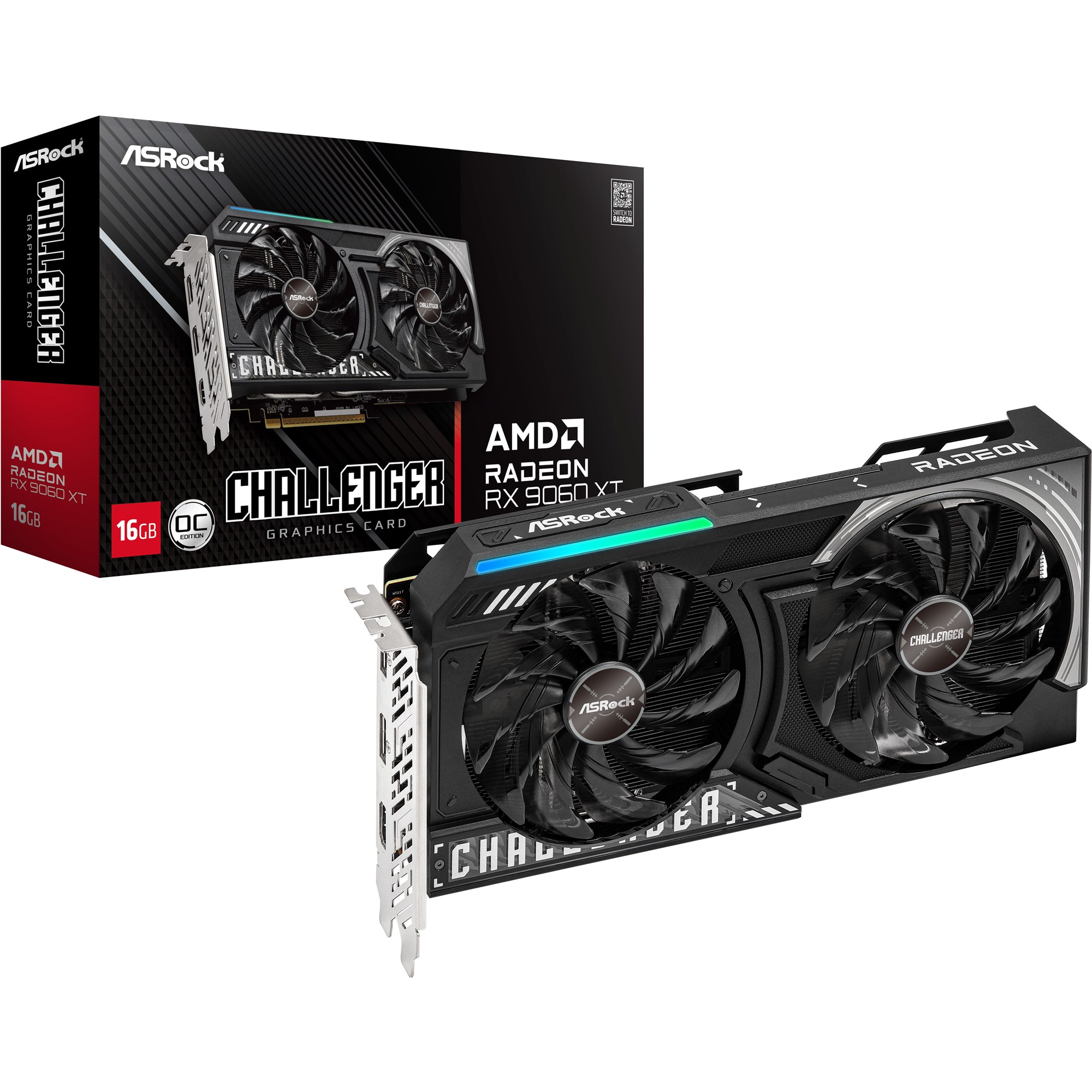 グラフィックボード・グラボ・ビデオカード ASRock Radeon RX 7800 XT 16GB CHALLENGER ASRock > AMD Radeon™ RX 7800 XT Challenger 16GB OC