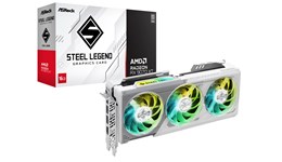 ASRock Radeon RX 9070 XT Steel Legend 16GB GDDR6 Graphics Card