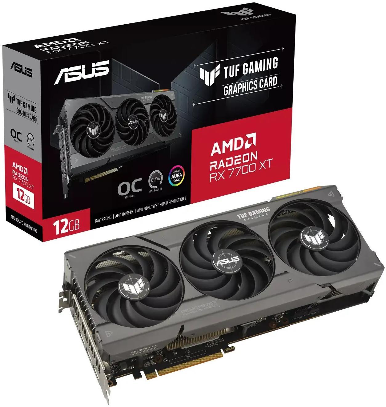 ASUS TUF RX7700XT OC 12GB GDDR6 Black