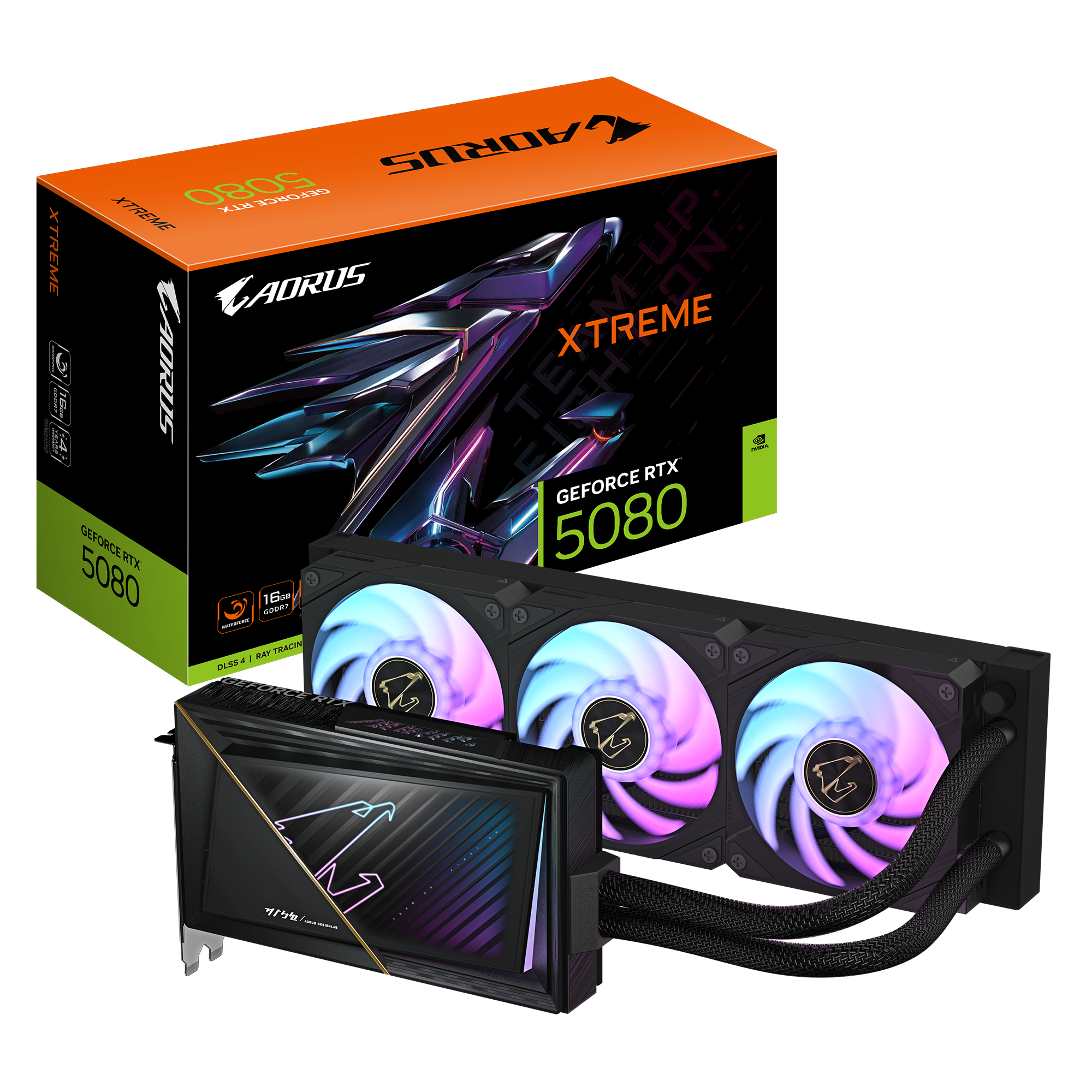 Gigabyte GeForce RTX 5080 Xtreme Waterforce OC 16GB GDDR7 Graphics Card