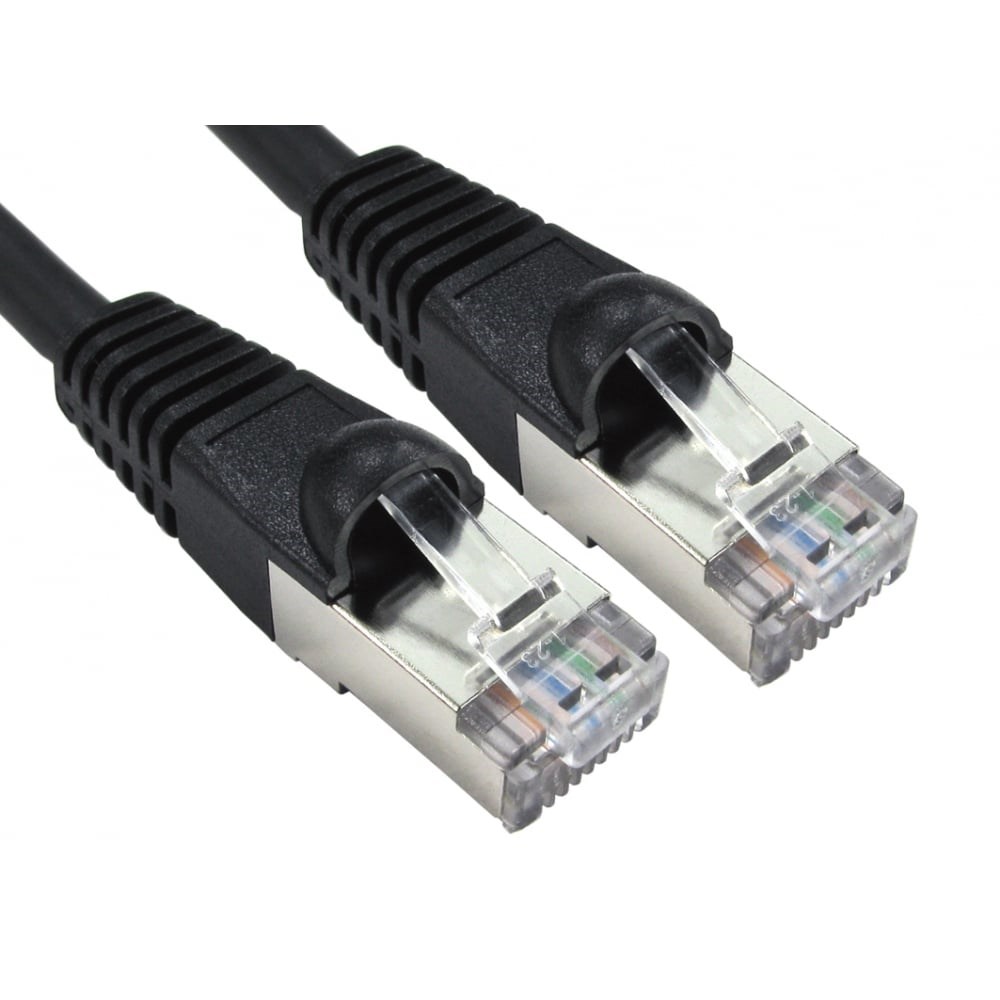 Photos - Ethernet Cable Cables Direct 1m CAT6A Patch Cable  ART-101K (Black)