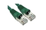 Cables Direct 0.25m CAT6A Patch Cable (Green)