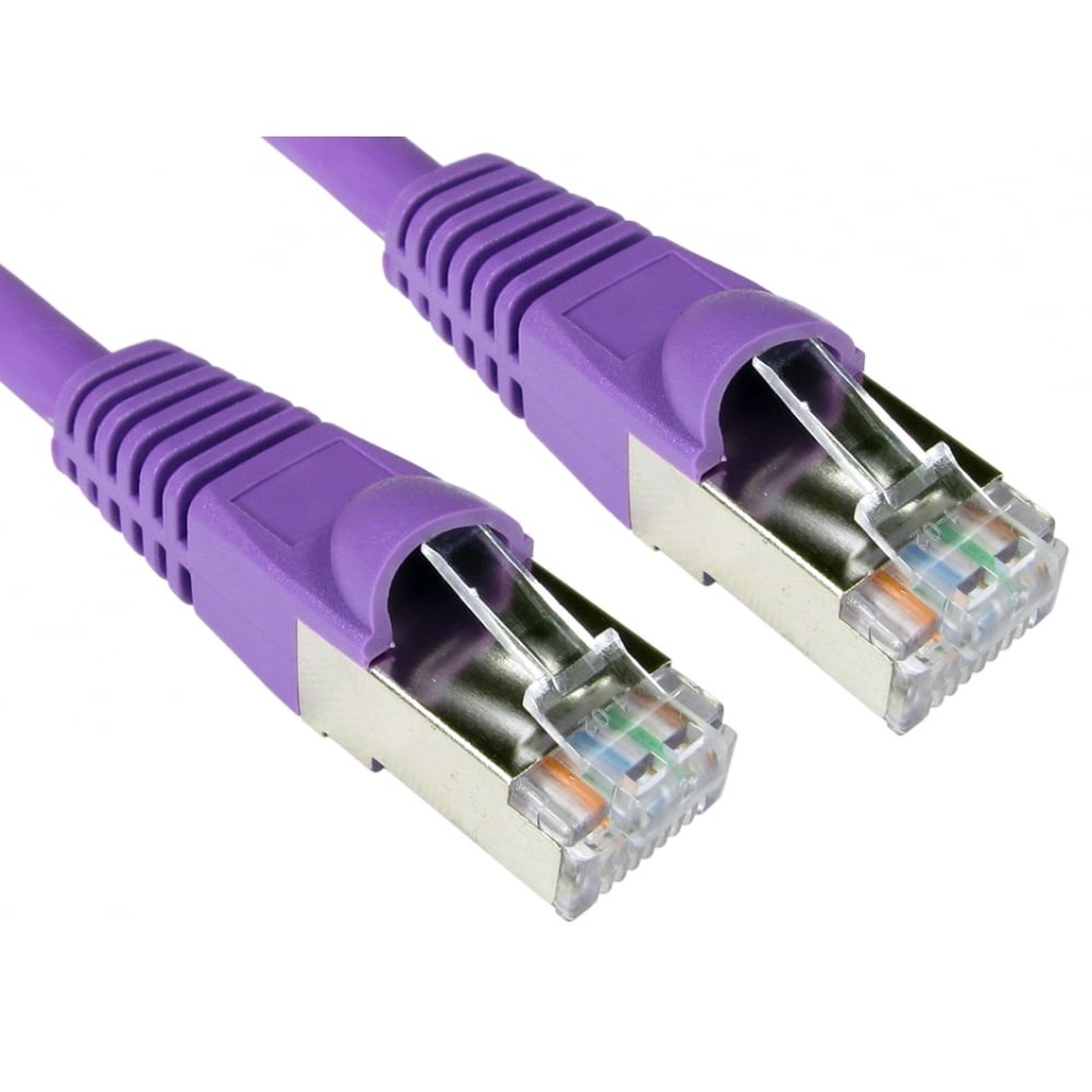Cables Direct 1m CAT6A Patch Cable (Violet) ART101V CCL