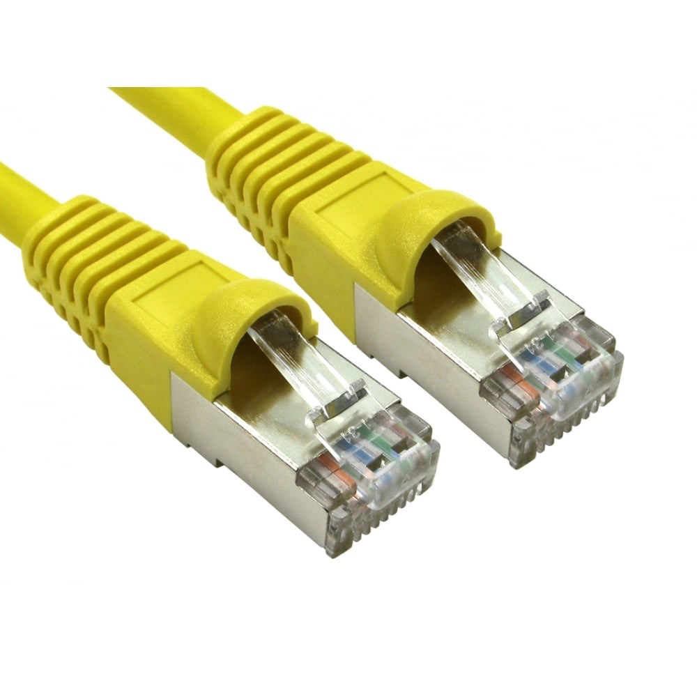 Photos - Ethernet Cable Cables Direct 10m CAT6A Patch Cable  ART-110Y (Yellow)