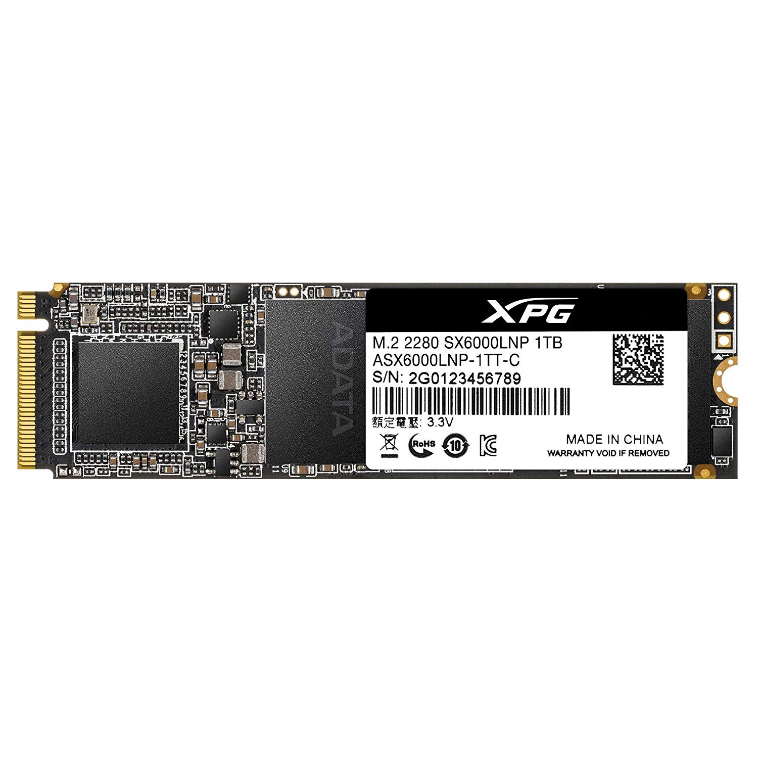 Adata Xpg Sx6000 Lite 1tb M 2 2280 Ssd Asx6000lnp 1tt C Ccl Computers