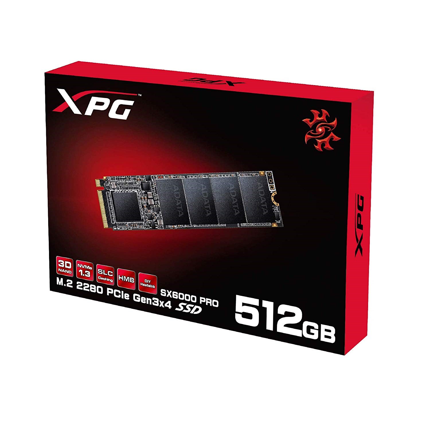 Adata XPG SX6000 Pro 512GB M.2-2280 NVMe PCIe SSD - ASX6000PNP-512GT-C ...