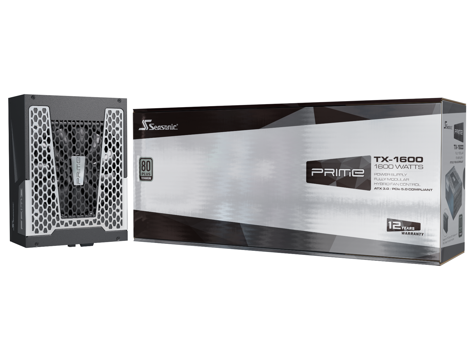 1600W Seasonic PRIME TX ATX 3.0 Modular 80 Plus Titanium PSU