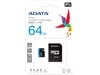 Adata Premier 64GB UHS-1 (U1) microSD Card 