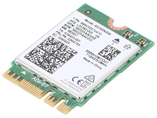 Intel Wi-Fi 6 AX200 2400Mbps PCI Express M2 WiFi - AX200.NGWG.NV | CCL ...