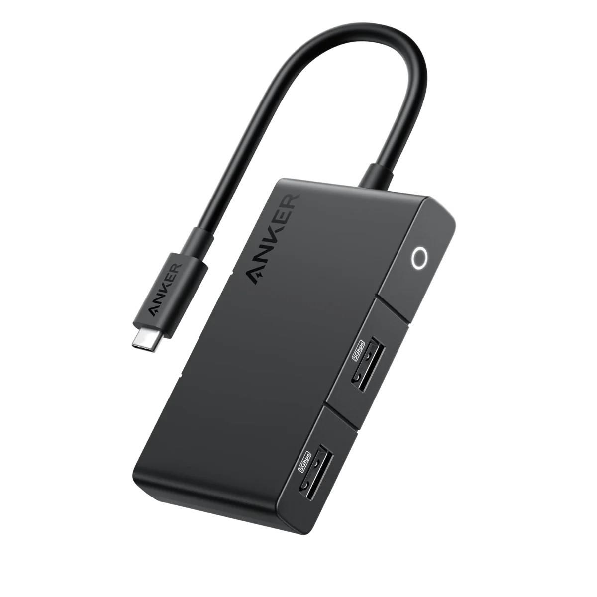 Photos - Card Reader / USB Hub ANKER 332 USB-C Hub A8356G11 