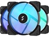 Fractal Design Aspect 12 RGB 120mm Triple Pack of PWM Chassis Fans in Black