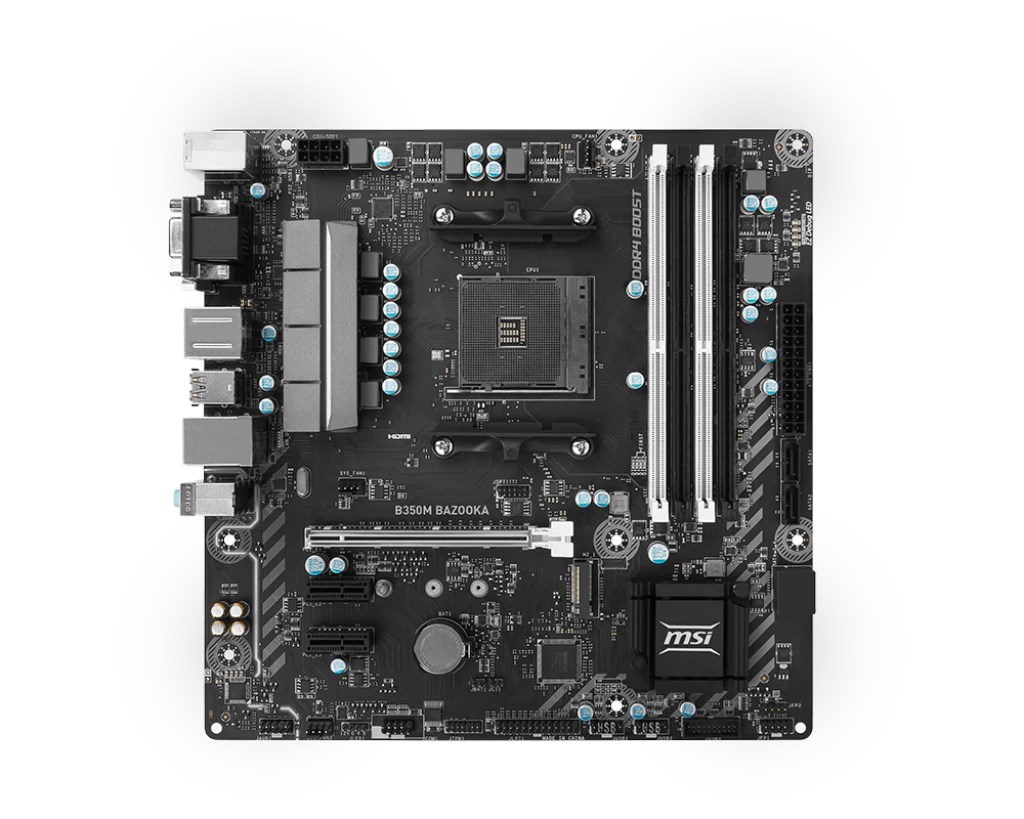 MSI B350M BAZOOKA AMD Socket AM4 Motherboard B350M BAZOOKA CCL