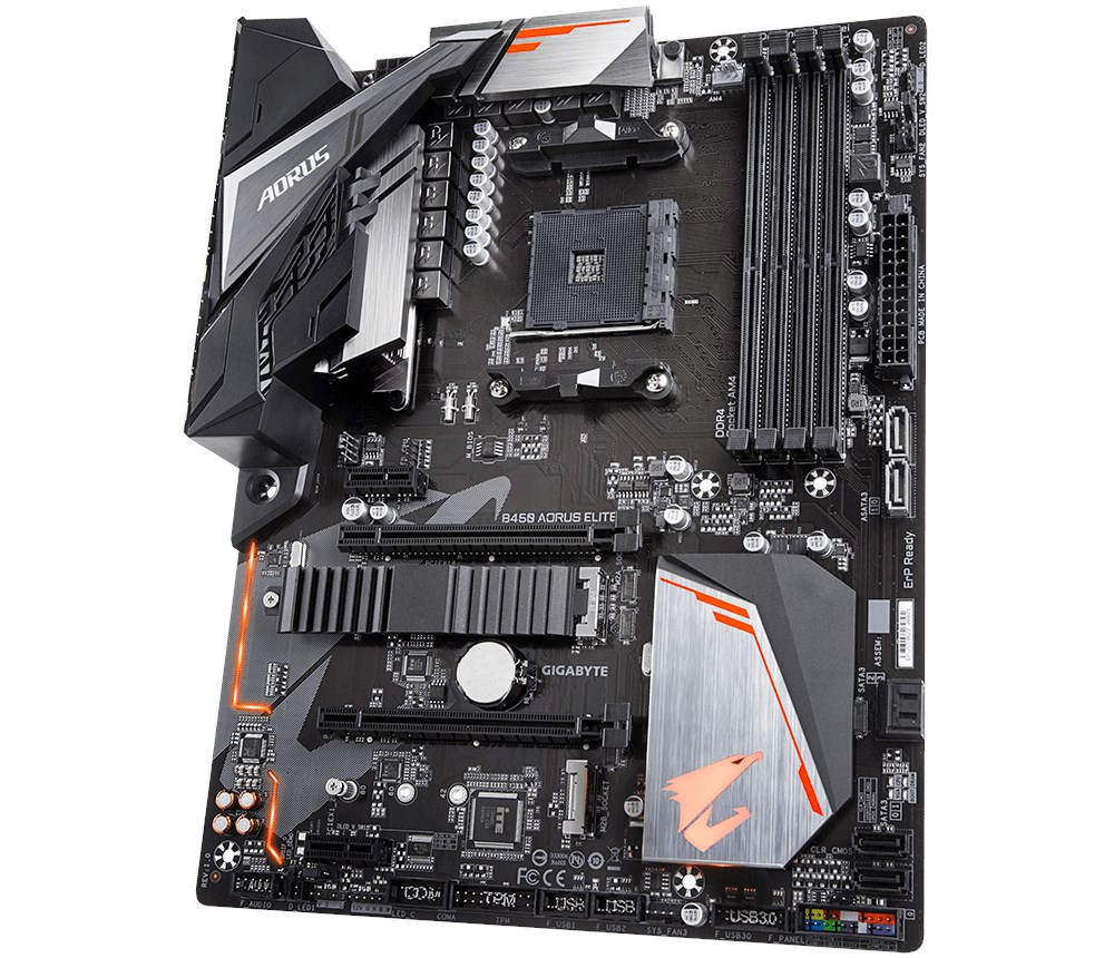 Gigabyte B450 AORUS ELITE AMD Socket AM4 B450 AORUS ELITE CCL Computers